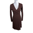 Unisex Diane von Furstenberg - Kootud kleit, suurus 34 - Veinipunane ()