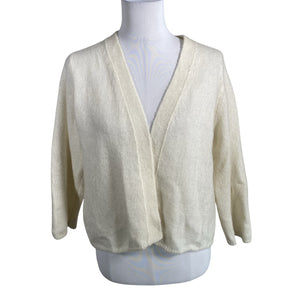 Unisex Essentials by Stockmann - Kardigan, suurus 40 - Looduslik valge (1)