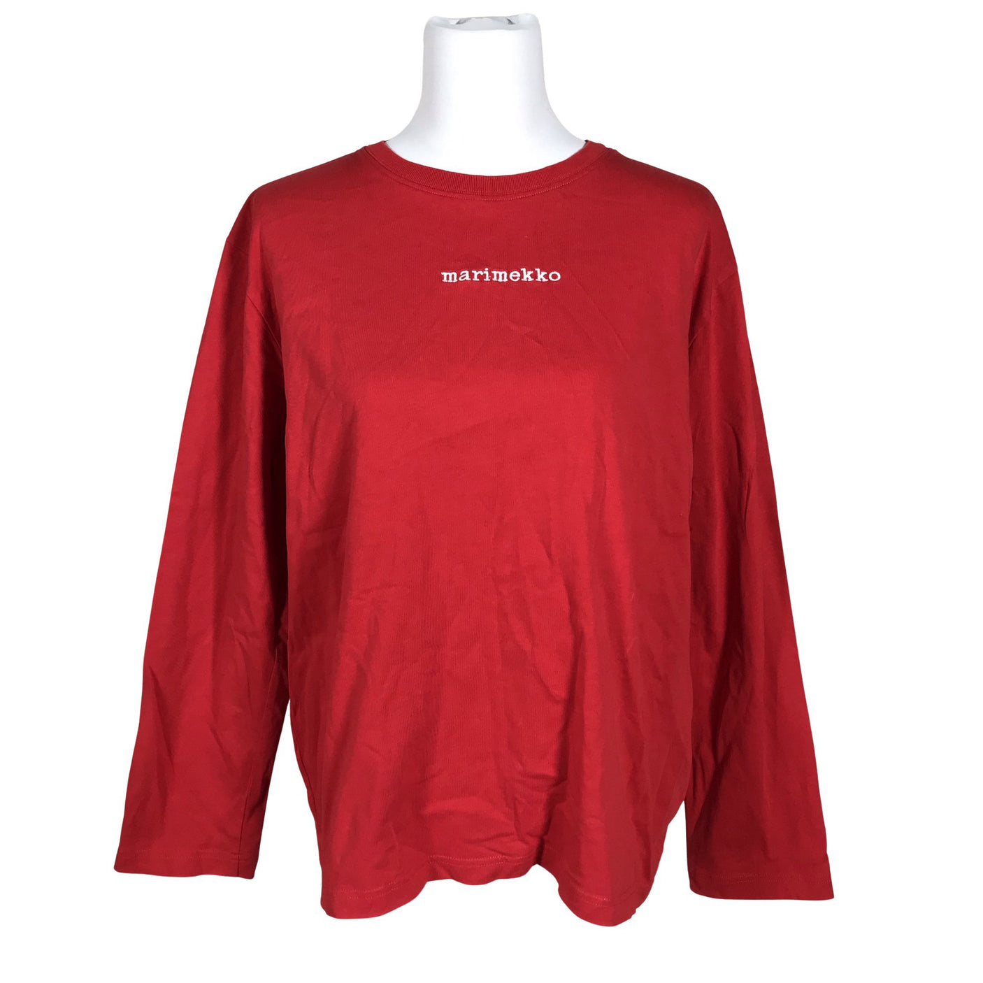 Unisex Marimekko - Trikotaažist pluus, suurus 36 - Punane (3)