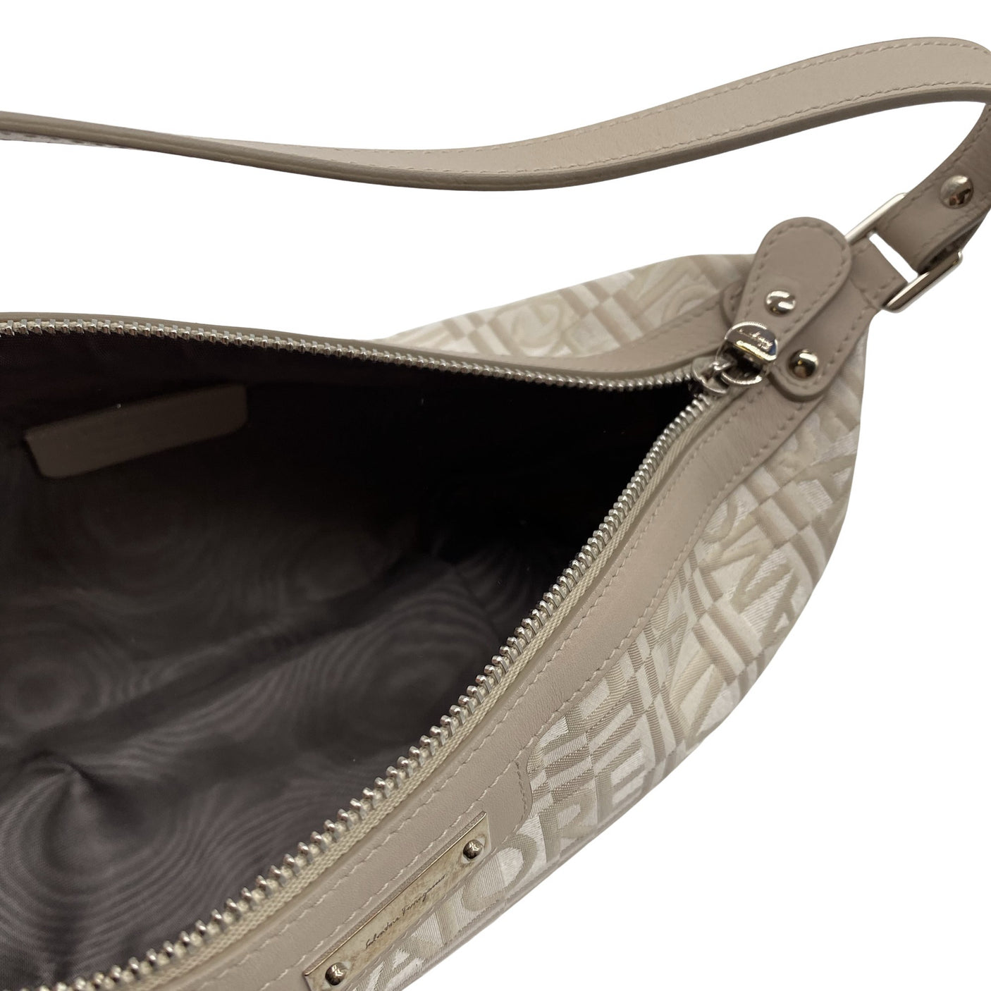 Unisex Salvatore Ferragamo - Käekott, suurus Mini - Beige (3)