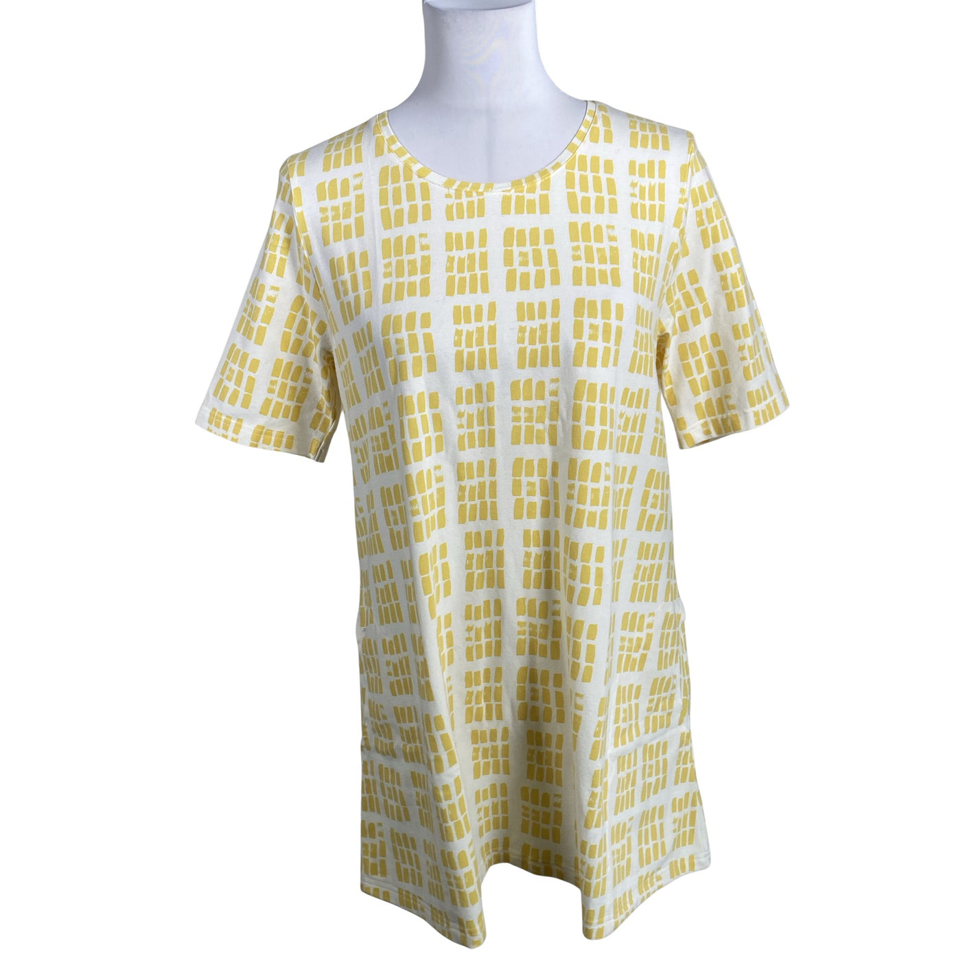 Unisex Nanso - Trikotaažist tuunika, suurus 38 - Kollane (1)