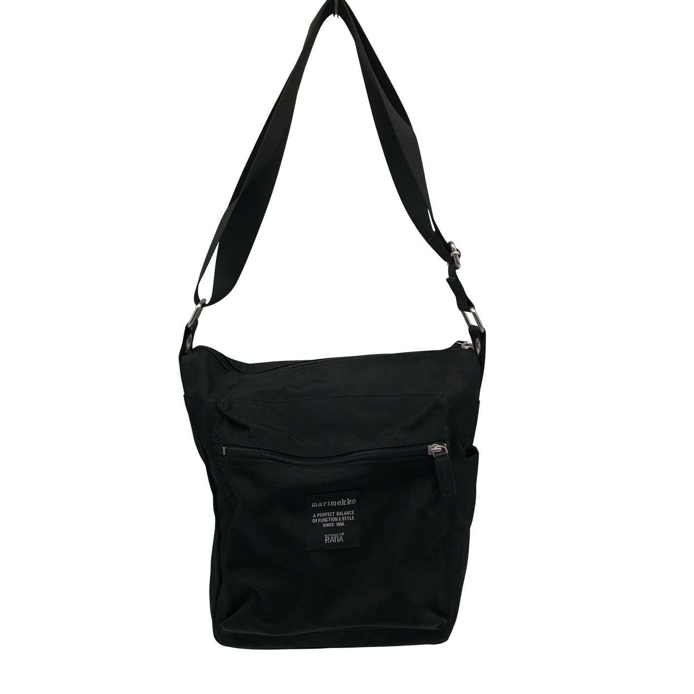 Unisex Marimekko - Õlakott, suurus Maxi - Must (2)