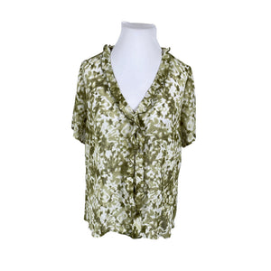 Unisex Stockmann - Lühikeste käistega pluus, suurus 42 - Roheline (1)