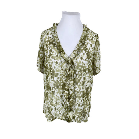 Unisex Stockmann - Lühikeste käistega pluus, suurus 42 - Roheline ()