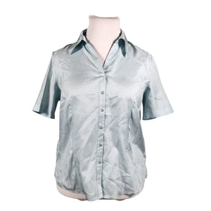 Unisex Gerry Weber - Lühikeste käistega pluus, suurus 42 - Helesinine (1)