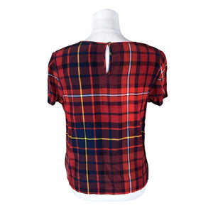 Unisex Tommy Hilfiger - Lühikeste käistega pluus, suurus 36 - Punane (2)
