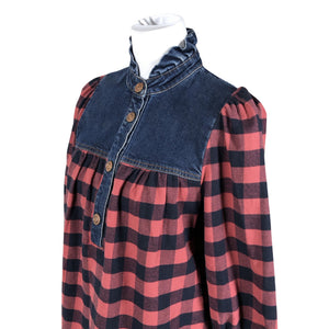 Unisex See by Chloé - Mitteveniv kleit, suurus 38 - Veinipunane (3)