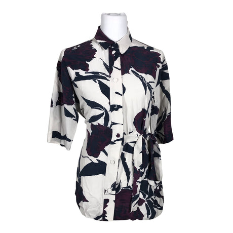 Unisex Samsoe&Samsoe - Lühikeste käistega pluus, suurus 38 - Beige (2)