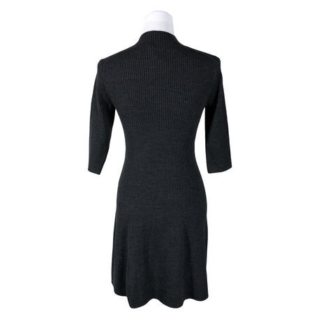 Unisex Maje - Kootud kleit, suurus 40 - Hall (2)