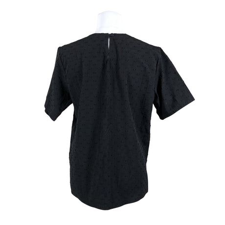 Unisex R-collection - Lühikeste käistega pluus, suurus 40 - Must (2)