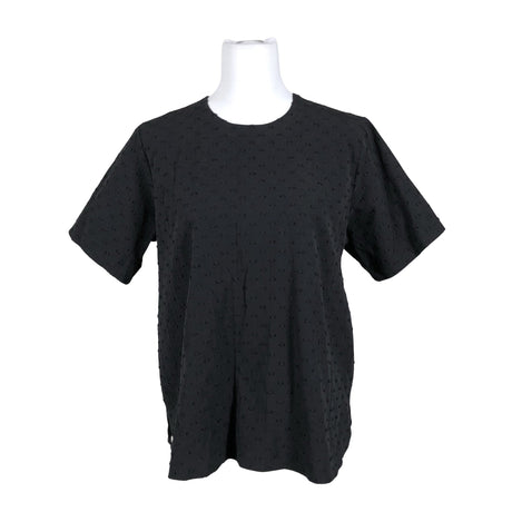 Unisex R-collection - Lühikeste käistega pluus, suurus 40 - Must ()