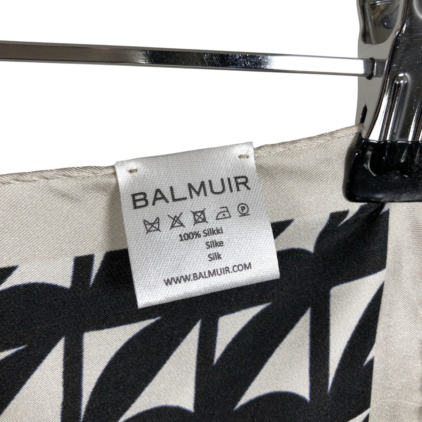 Unisex Balmuir - Õhuke sall, suurus Midi - Must (3)