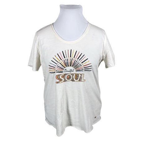 Unisex Mos Mosh - T-särk, suurus 42 - Looduslik valge ()
