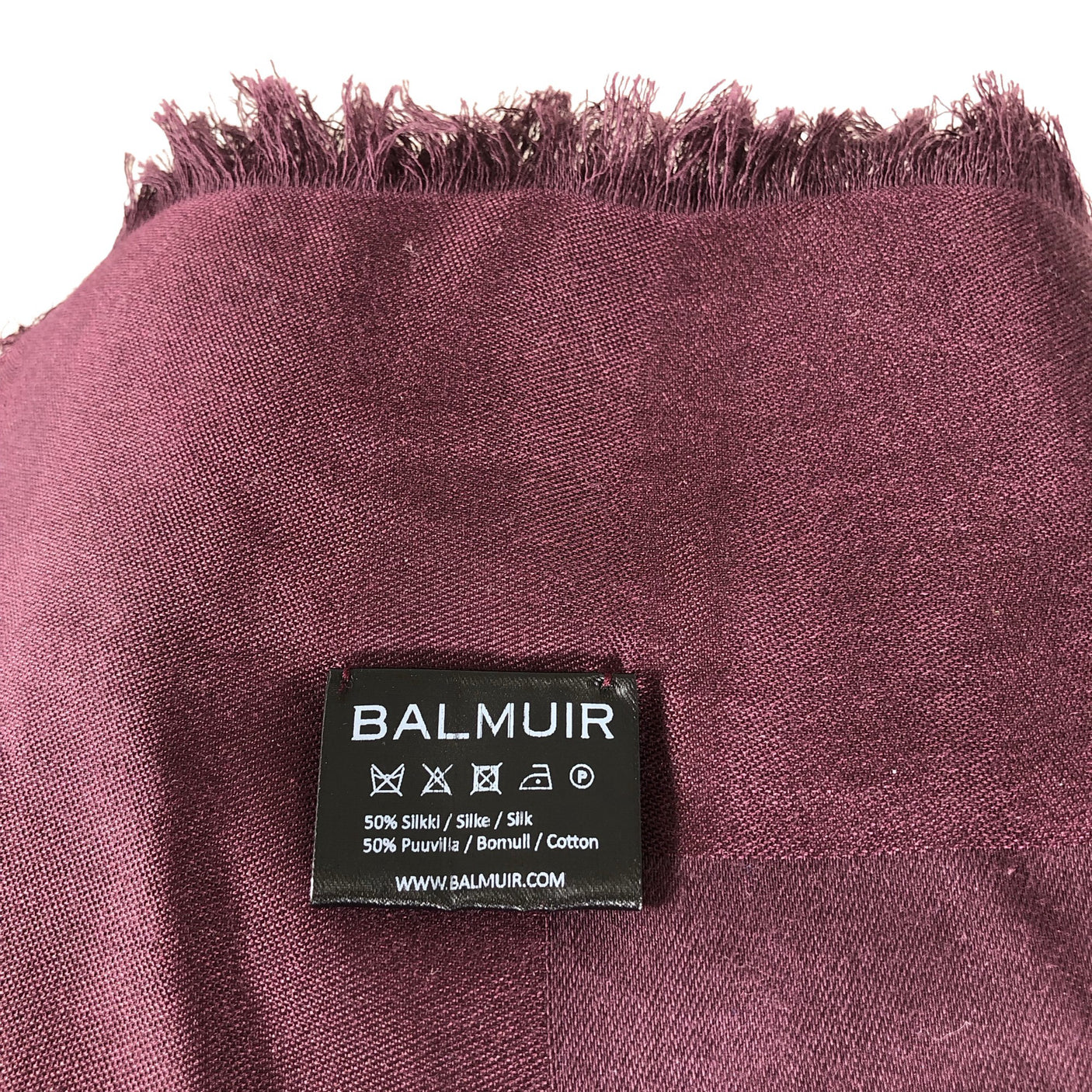 Unisex Balmuir - Õhuke sall, suurus Maxi - Veinipunane (3)