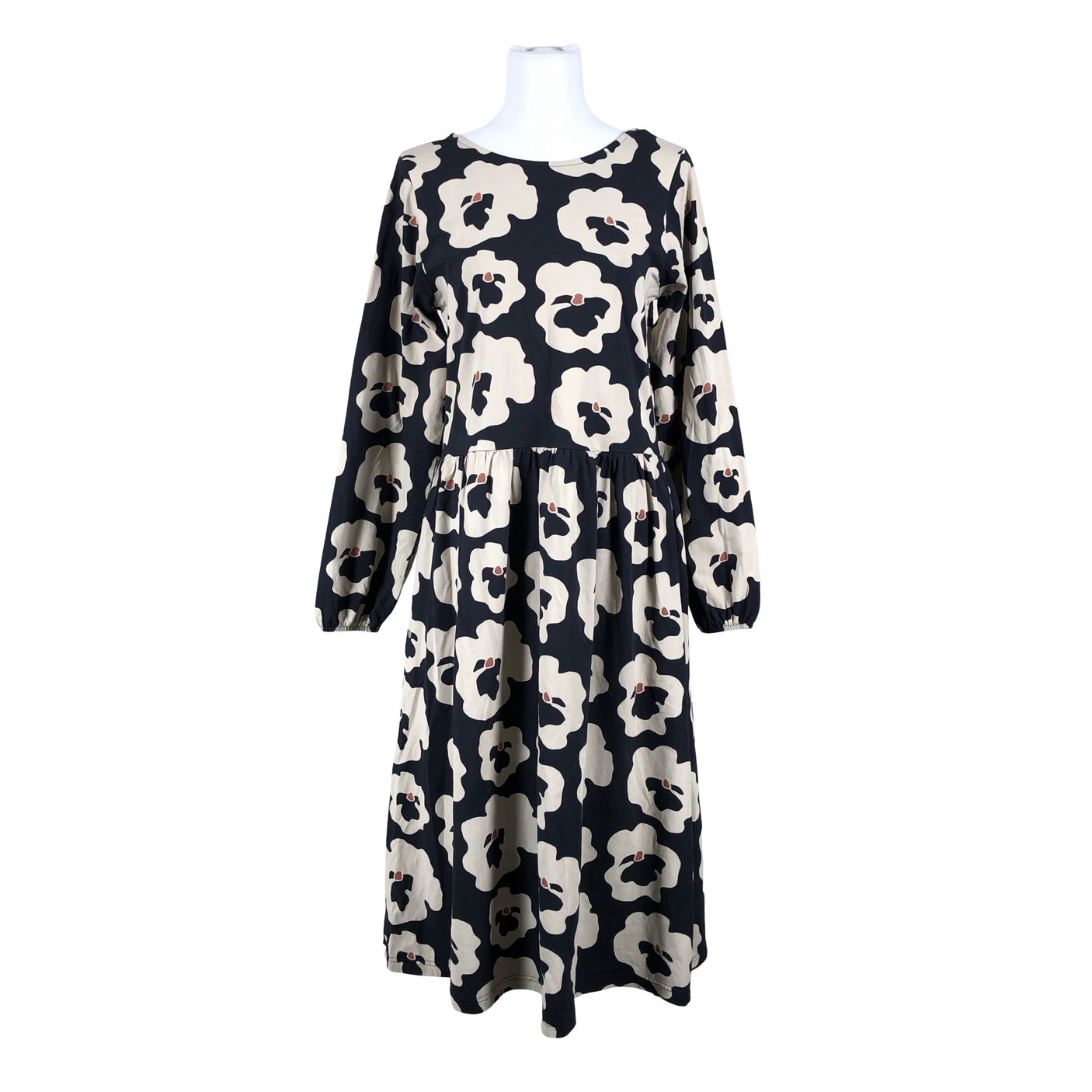 Unisex Mainio - Trikotaažist kleit, suurus 38 - Must (1)
