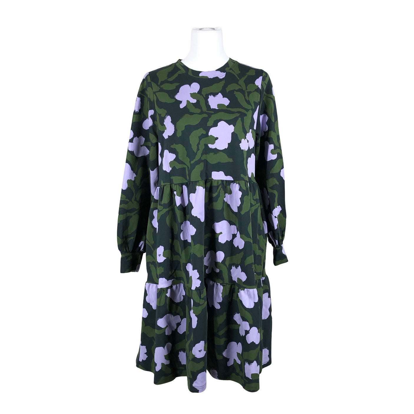 Unisex Toive - Trikotaažist kleit, suurus 38 - Roheline (1)