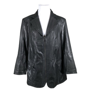 Unisex Samoon - Nahktagi, suurus 54 - Must (1)