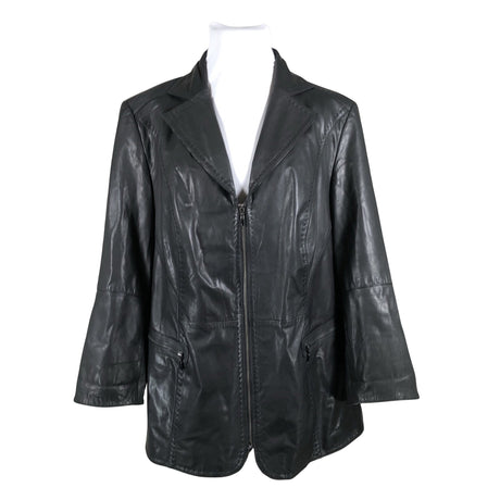 Unisex Samoon - Nahktagi, suurus 54 - Must ()