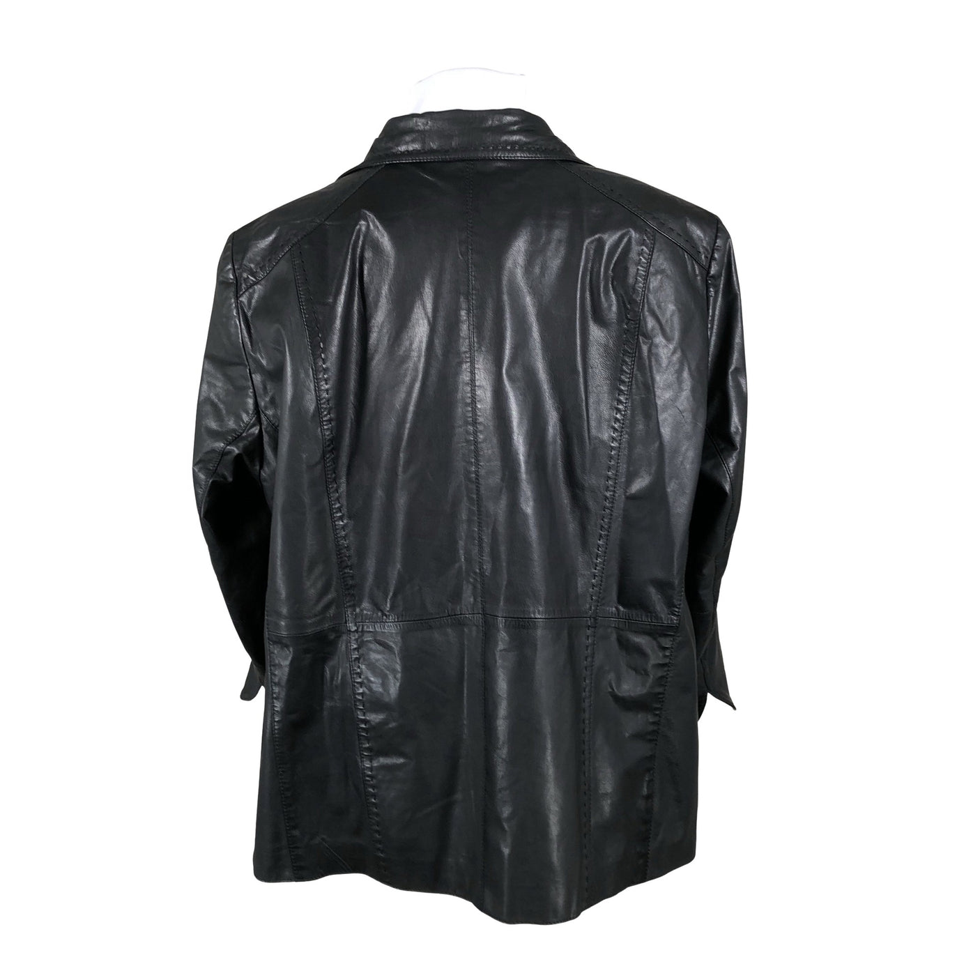 Unisex Samoon - Nahktagi, suurus 54 - Must (3)