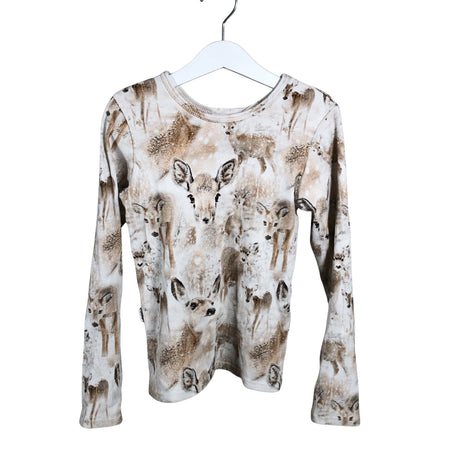 Unisex Gugguu - Trikotaažist pluus, suurus 128 - 134 - Valge ()