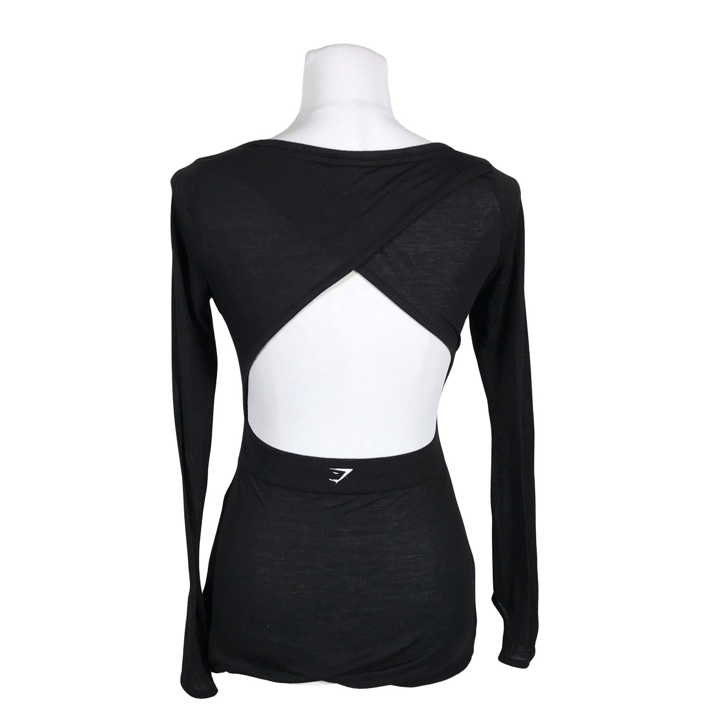 Unisex Gymshark - Spordisärk, pikad käised, suurus 38 - Must (5)