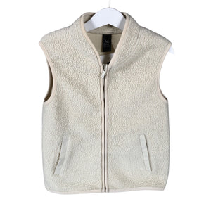 Unisex Soc - Fliisvest, suurus 122 - 128 - Looduslik valge (1)