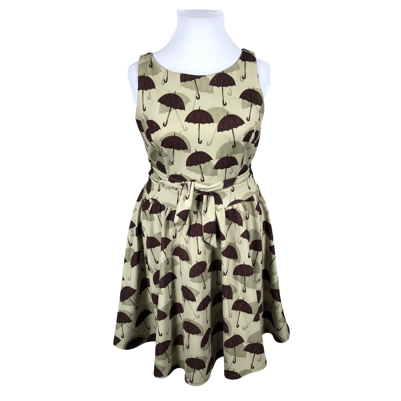 Unisex Lady Vintage - Trikotaažist kleit, suurus 42 - Roheline (1)