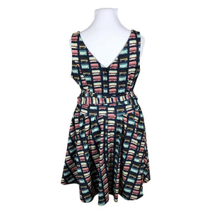Unisex Lady Vintage - Trikotaažist kleit, suurus 44 - Sinine (2)