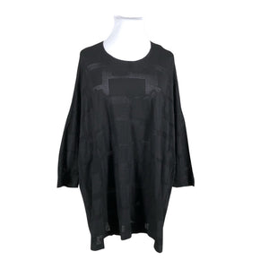 Unisex Aino - Trikotaažist tuunika, suurus 42 - Must (1)