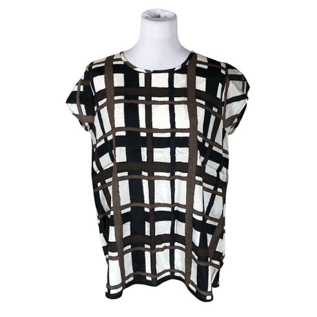 Unisex The Masai - Lühikeste käistega pluus, suurus 38 - Pruun ()