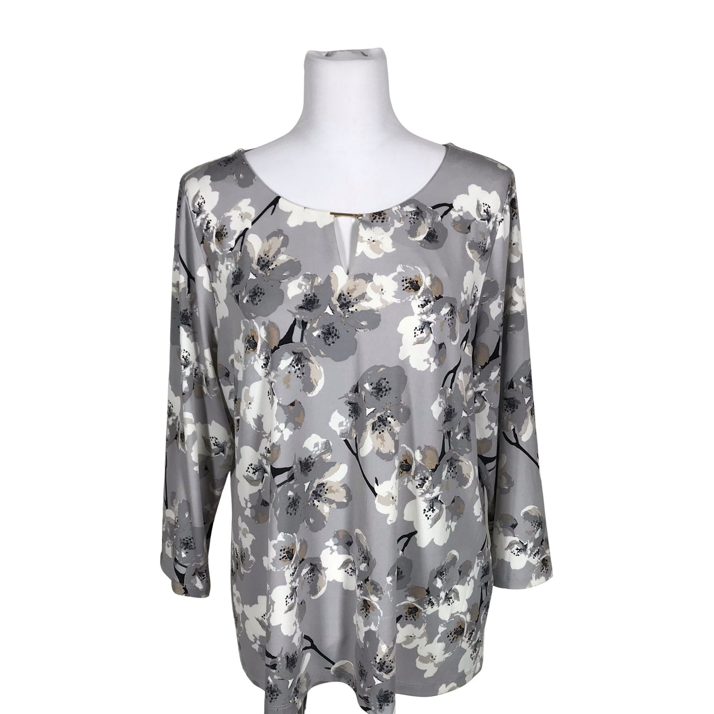 Unisex Calvin Klein - Trikotaažist pluus, suurus 40 - Hall (1)