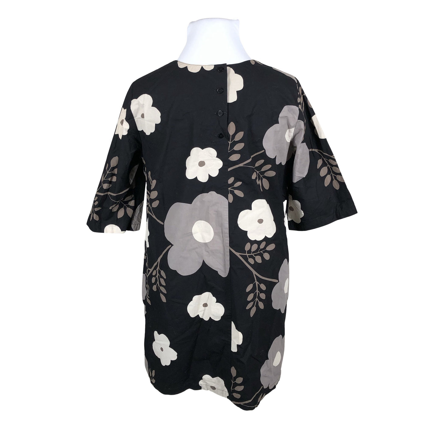 Unisex Marimekko - Mitteveniv kleit, suurus 44 - Must (2)