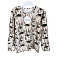 Unisex Metsola - Trikotaažist pluus, suurus 122 - 128 - Beige ()