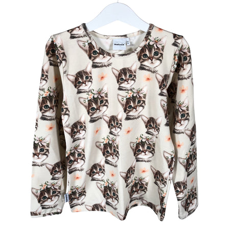 Unisex Metsola - Trikotaažist pluus, suurus 122 - 128 - Beige ()