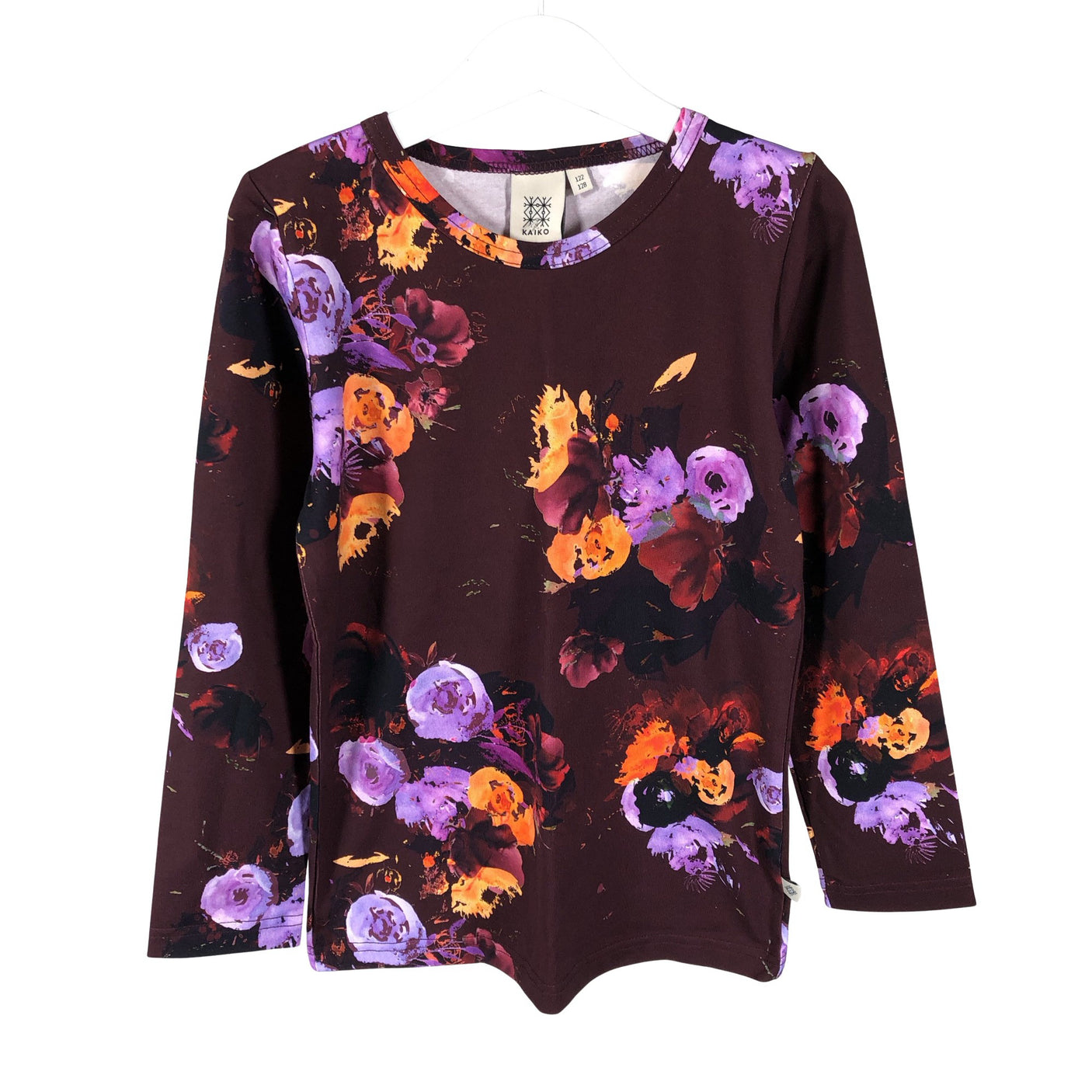 Unisex Kaiko - Trikotaažist pluus, suurus 122 - 128 - Veinipunane (1)