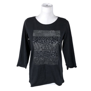 Unisex Esprit - Trikotaažist pluus, suurus 40 - Must (1)