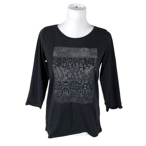 Unisex Esprit - Trikotaažist pluus, suurus 40 - Must (2)
