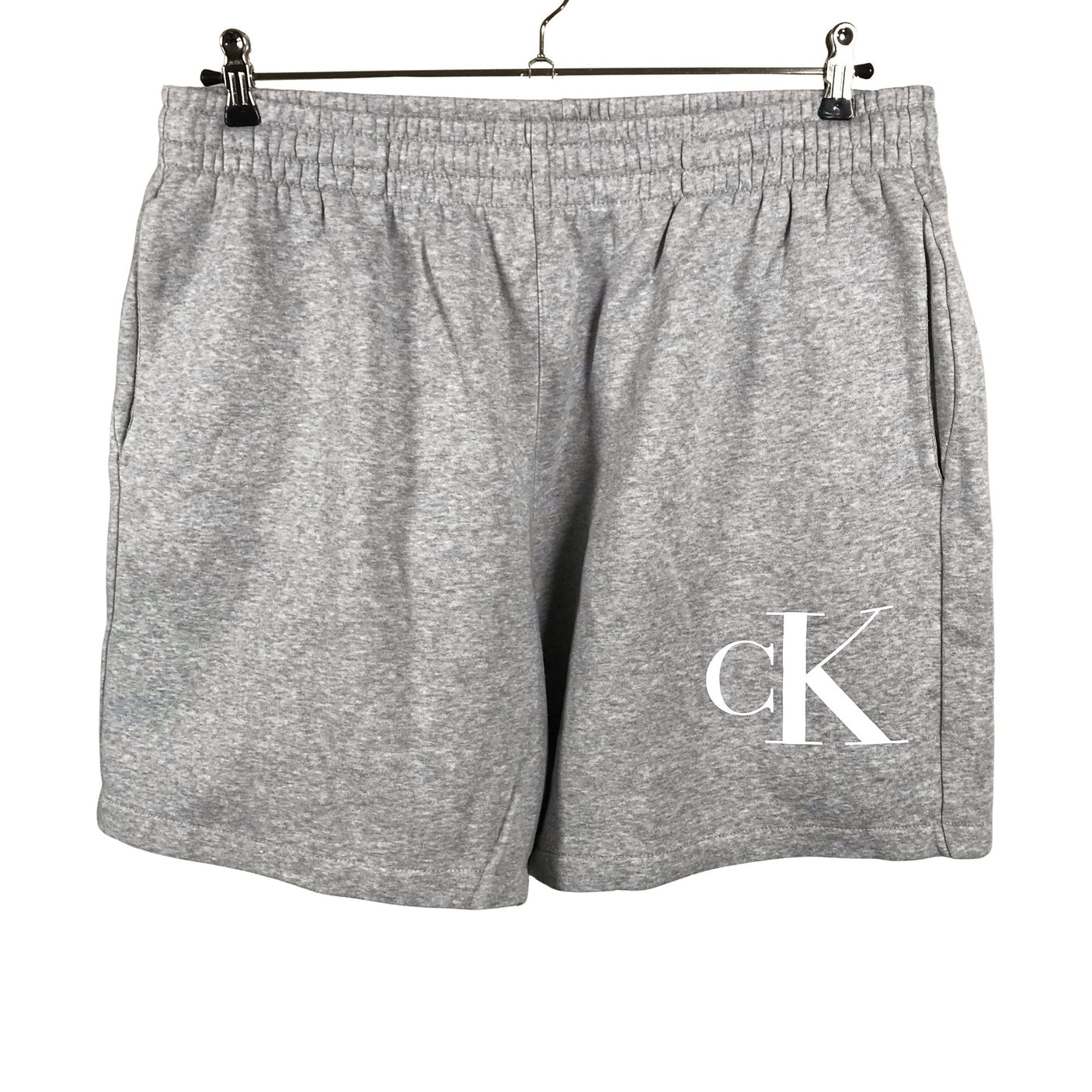 Unisex Calvin Klein - Dressikangast lühikesed püksid, suurus XL - Hall (1)