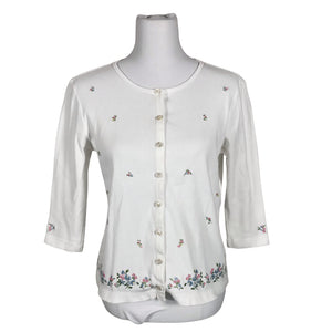 Unisex Liz Claiborne - Trikotaažist pluus, suurus 36 - Valge (1)