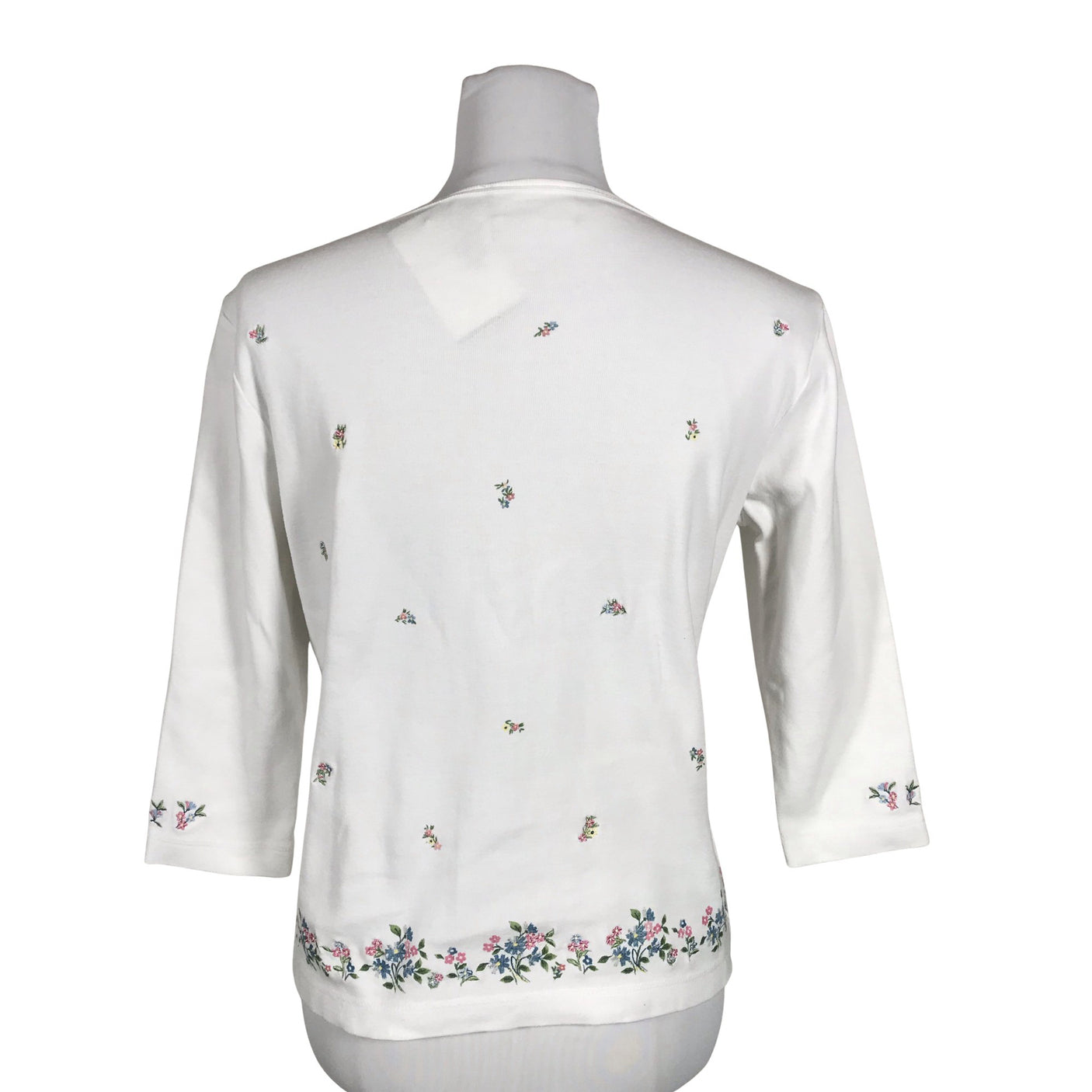 Unisex Liz Claiborne - Trikotaažist pluus, suurus 36 - Valge (3)