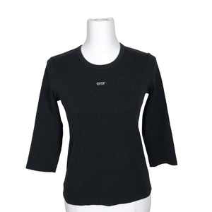 Unisex Esprit - Trikotaažist pluus, suurus 38 - Must (2)