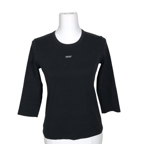 Unisex Esprit - Trikotaažist pluus, suurus 38 - Must (2)