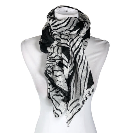 Unisex Nanso - Õhuke sall, suurus Maxi - Must ()
