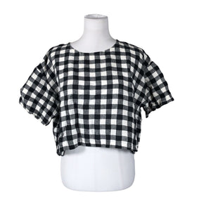 Unisex Arela - Lühikeste käistega pluus, suurus 34 - Valge (1)