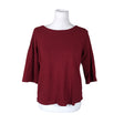 Unisex Nanso - Trikotaažist pluus, suurus 38 - Veinipunane ()