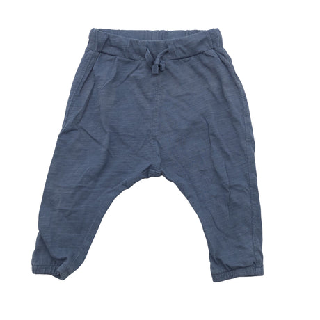 Unisex Lindex - Trikotaažist püksid, suurus 56 - 62 - Sinine ()