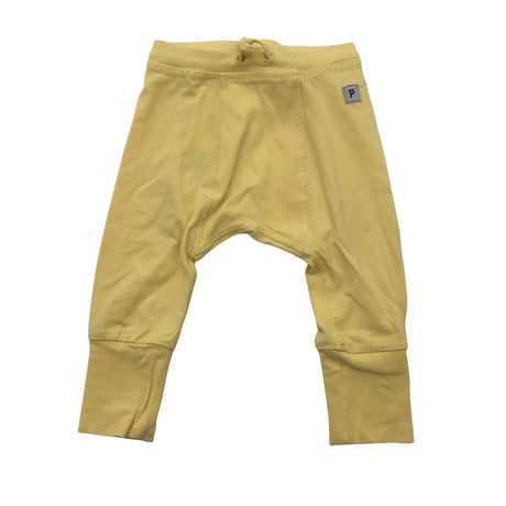 Unisex Polarn O. Pyret - Trikotaažist püksid, suurus 62 - Kollane ()