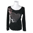 Unisex Desigual - Trikotaažist pluus, suurus 40 - Must ()