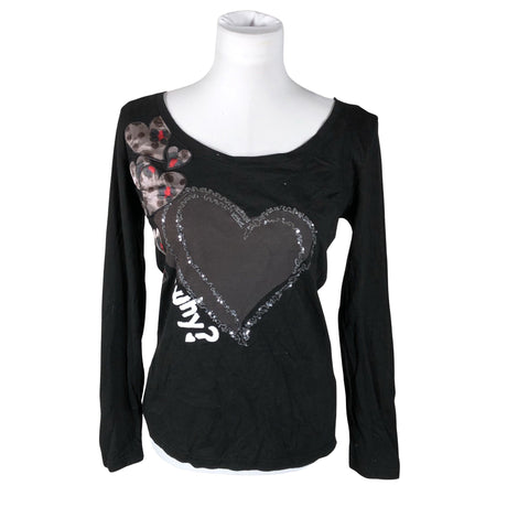 Unisex Desigual - Trikotaažist pluus, suurus 40 - Must ()