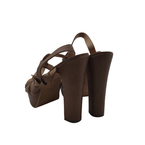 Unisex Ash - Kontsaga rihmikud, suurus 39 - Pruun (2)